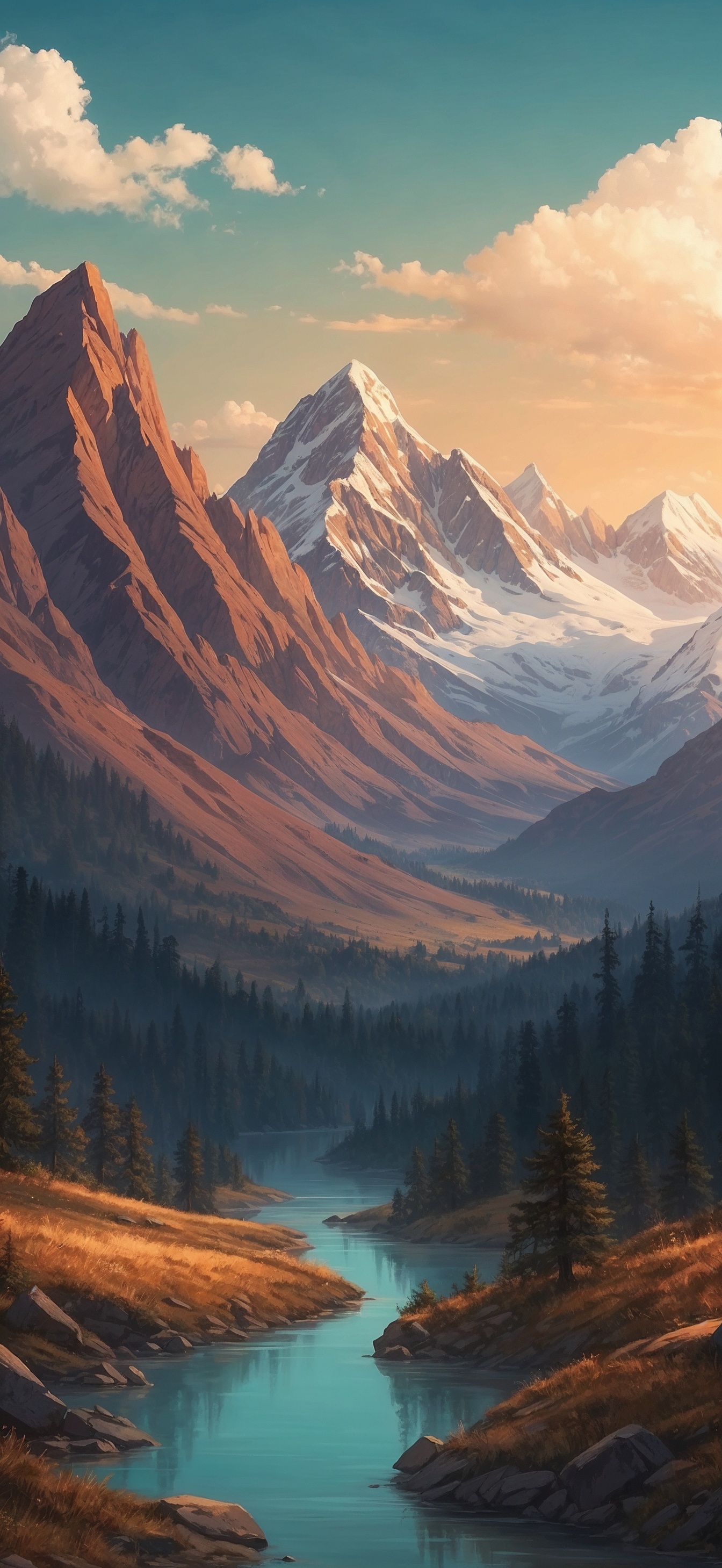 Mountain Peaks iPhone Wallpaper