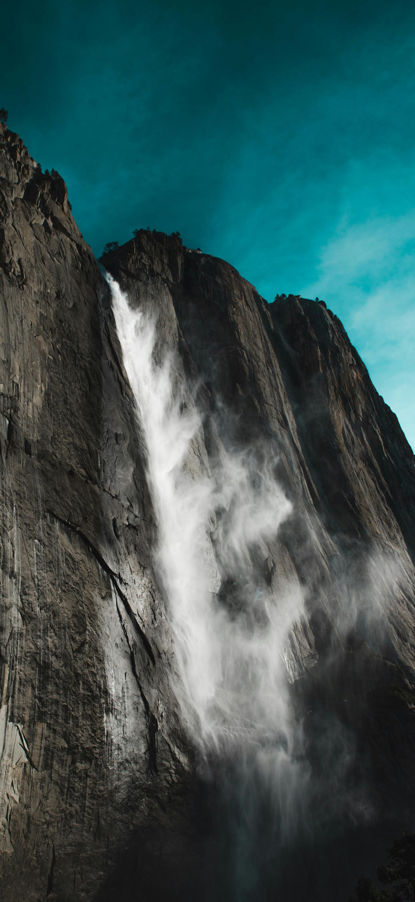 Yosemite Waterfall Dark